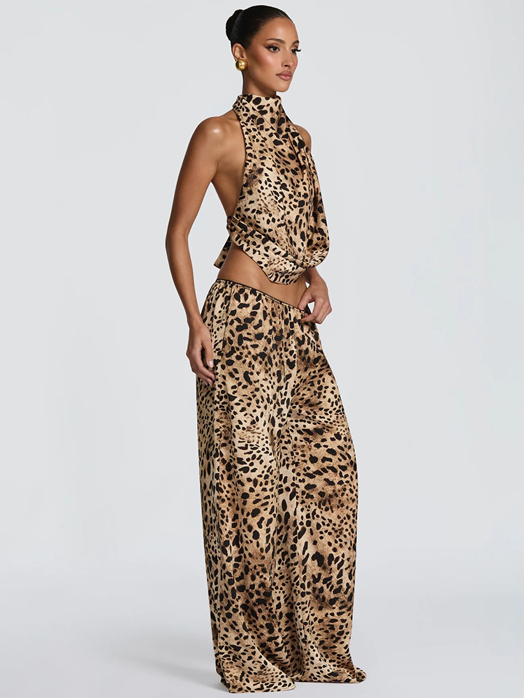 Sisterlinda Leopard Print 2 Pi - Suspender Tank Top 리뷰 및 가격